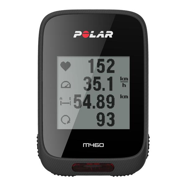 Ciclocomputador y sensor de pulso cardíaco - GPS; Bluetooth, Strava - M460 + H10