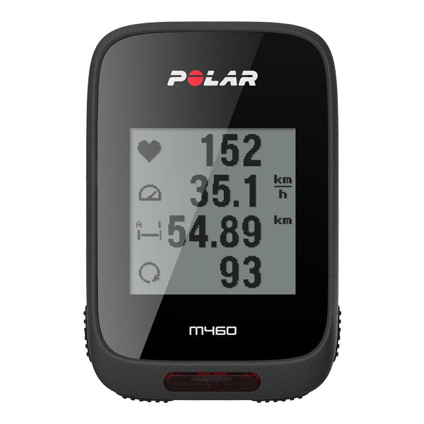 GPS FIETSCOMPUTER MET HARTSLAGSENSOR POLAR M460 + H10