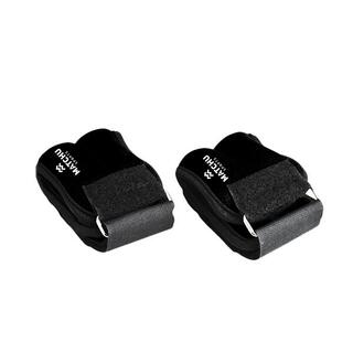 Bretelles De Cheville Ajustables VAIIO Pour Haltères - Noir/Gris, Réglables, Parfait Pour Le Fitness