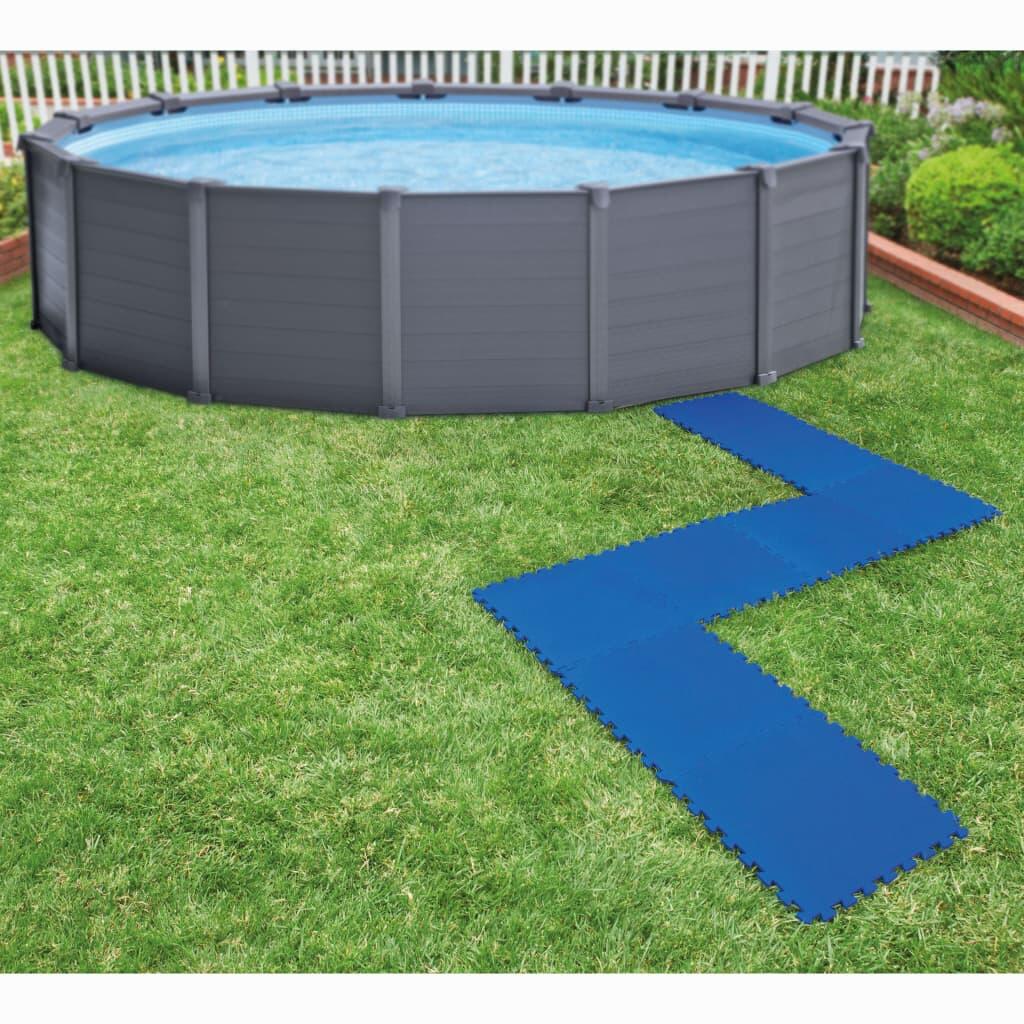 INTEX INTEX Zwembadbodembeschermers 8 st 50x50 cm blauw