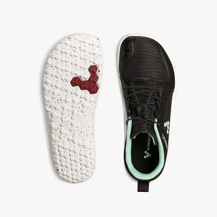 Zapatillas de Running para Niño Vivobarefoot Primus Trail II Fg Negro Vegano