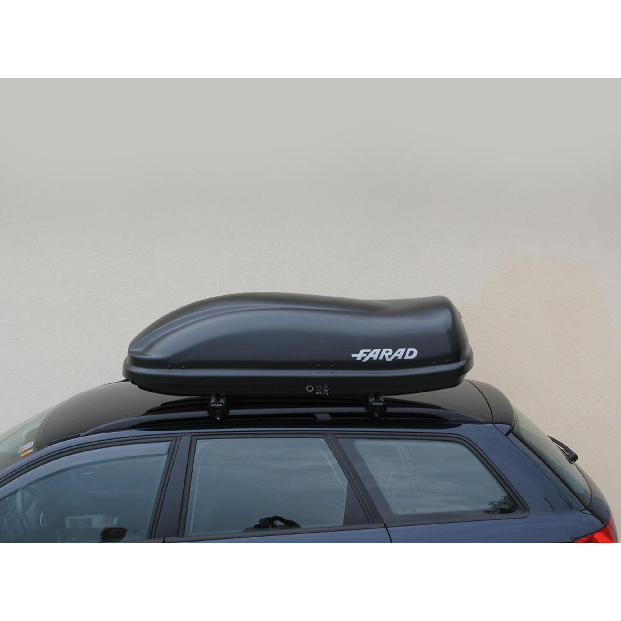 FARAD Marlin 400L zwarte dakkoffer 3/6
