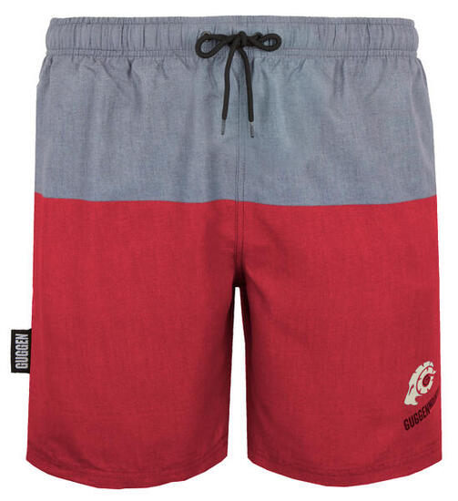 GUGGEN MOUNTAIN 1606 Boardshort Short Maillot de bain homme à rayures