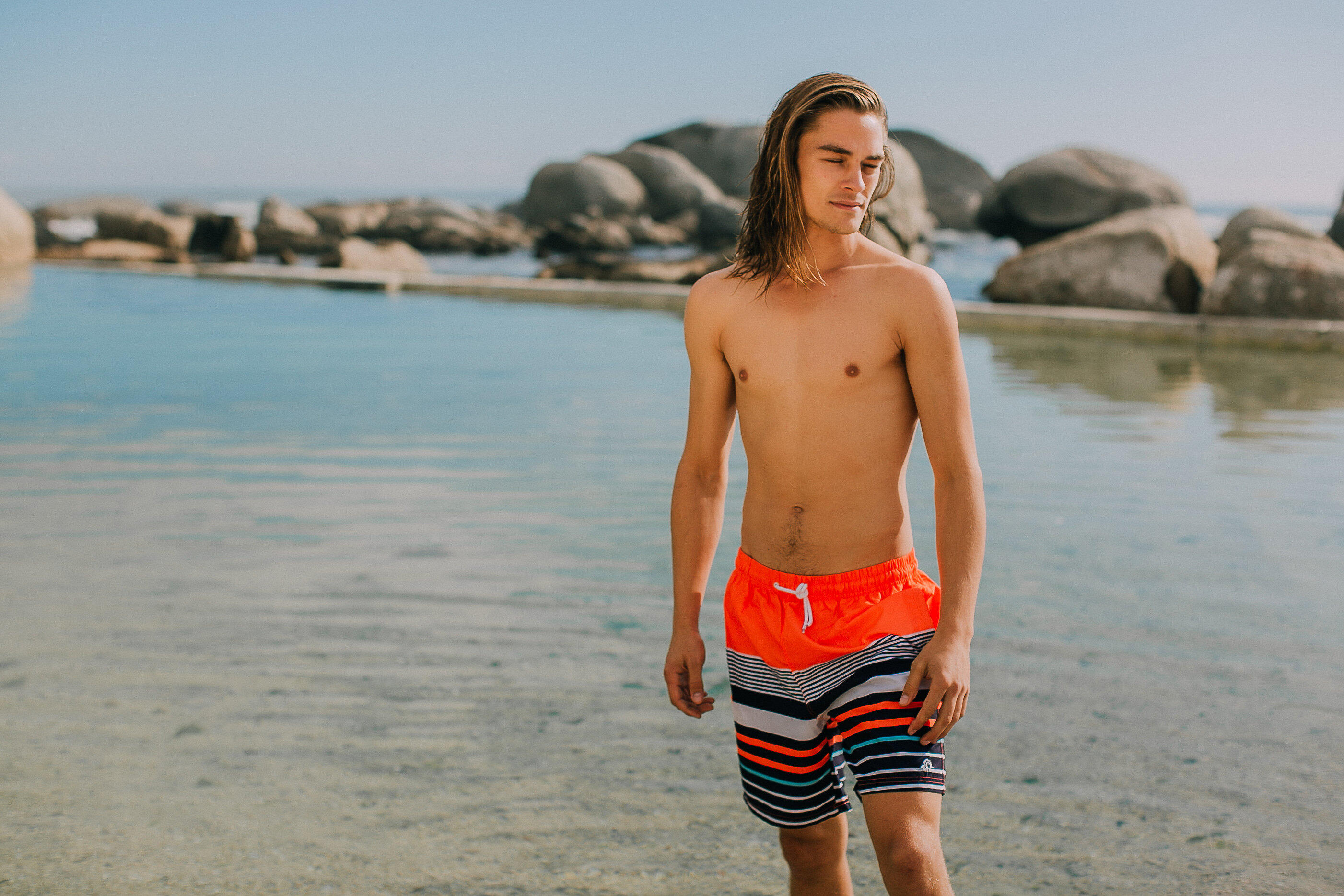 GUGGEN MOUNTAIN YSB595 costume da bagno da uomo con fantasia *Alta qualità 3/7