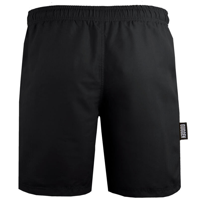 Șort bărbați cu model palmier Boardshorts negru alb ZM1603