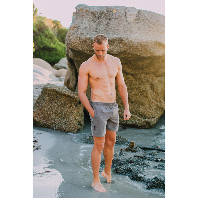 Costum de baie pentru bărbați Style 2 Negru Gri Albastru Boardshorts