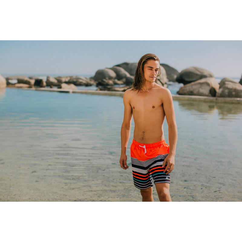 Costum de baie pentru bărbați cu model în dungi Boardshorts YSB595