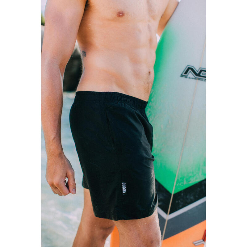 Costum de baie pentru bărbați Style 2 Negru Gri Albastru Boardshorts