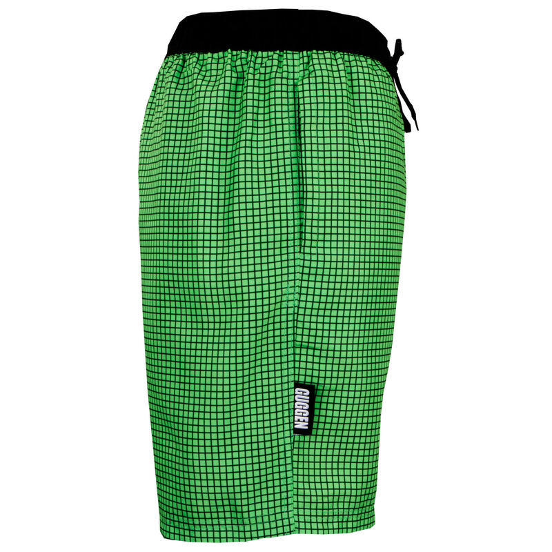 GUGGEN MOUNTAIN Style 6 Boardshort Short Maillot de bain homme à carreaux