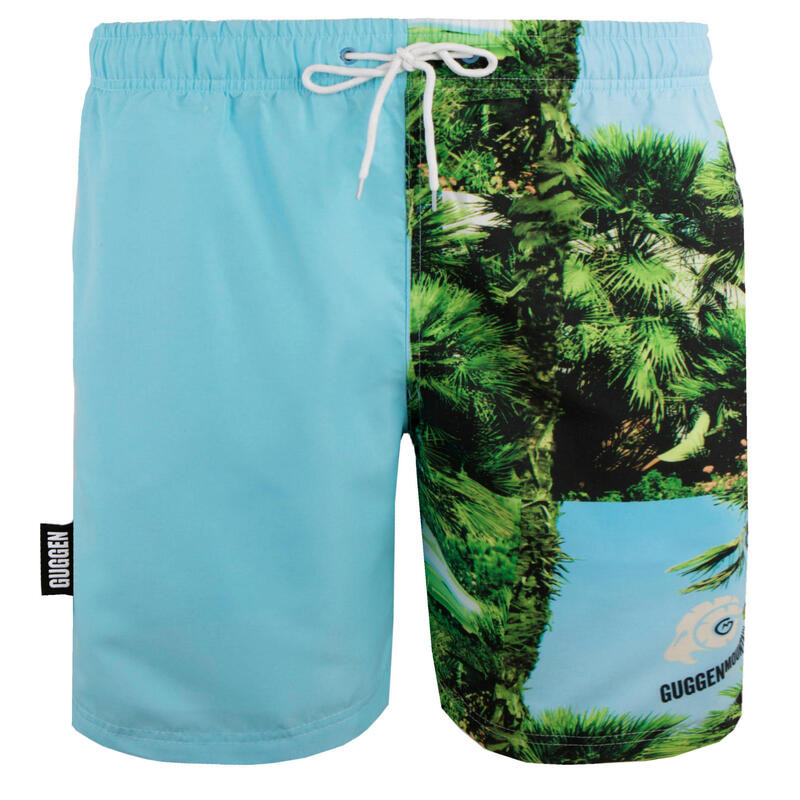 GUGGEN MOUNTAIN ZM1601 Bañador de hombre con estampado de palmeras