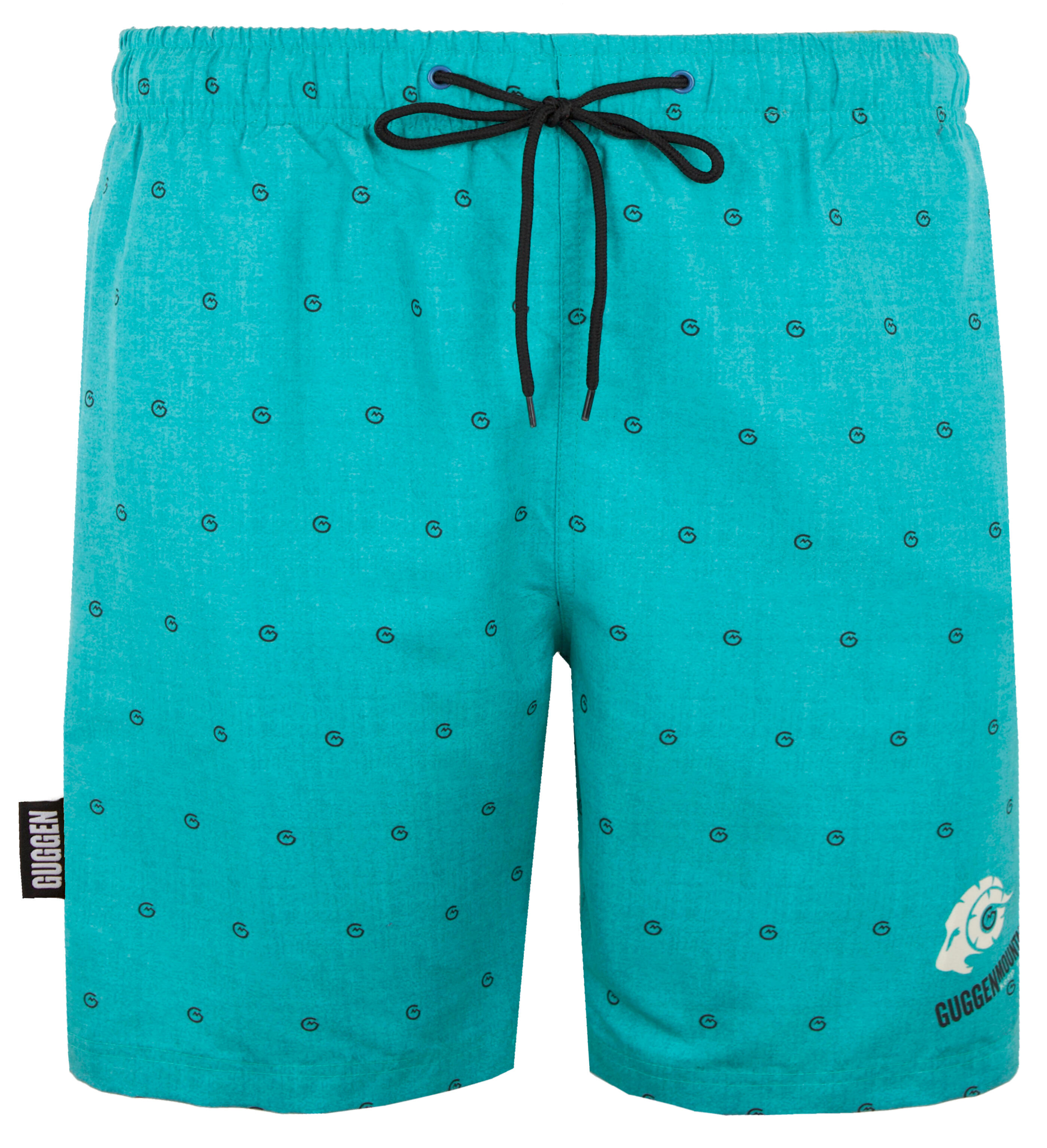 GUGGEN MOUNTAIN 1605 Boardshort Short Maillot de bain homme style GUGGEN Logo 4/6