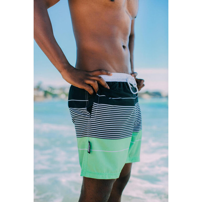 Pantaloni de baie pentru bărbați Style 6 cu dungi în carouri boardshorts