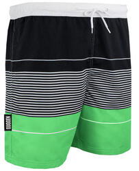 GUGGEN MOUNTAIN Style ZMB 880 Boardshort Short Maillot de bain homme à rayures