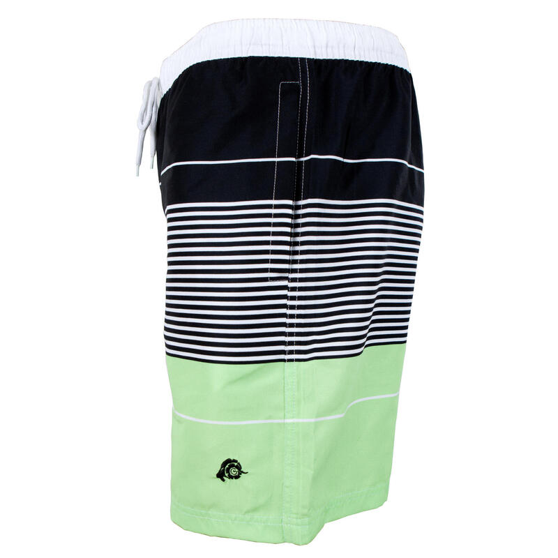 GUGGEN MOUNTAIN Style 6 Boardshort Short Maillot de bain homme à carreaux