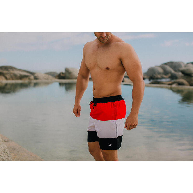 Costum de baie pentru bărbați cu model în dungi Boardshorts YSB597