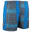 GUGGEN MOUNTAIN Style 4 Herren Badehose kariert *Grau Blau*