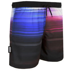 GUGGEN MOUNTAIN 2535 Boardshort Short Maillot de bain homme à rayures