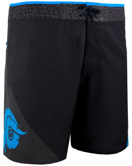 GUGGEN Mountain Boardshort Short Maillot de bain homme avec poche zippée surf