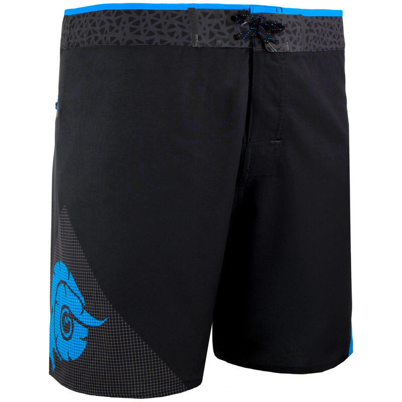 GUGGEN Mountain 1802 Herren Badehose mit Reißverschlusstasche Surfshorts