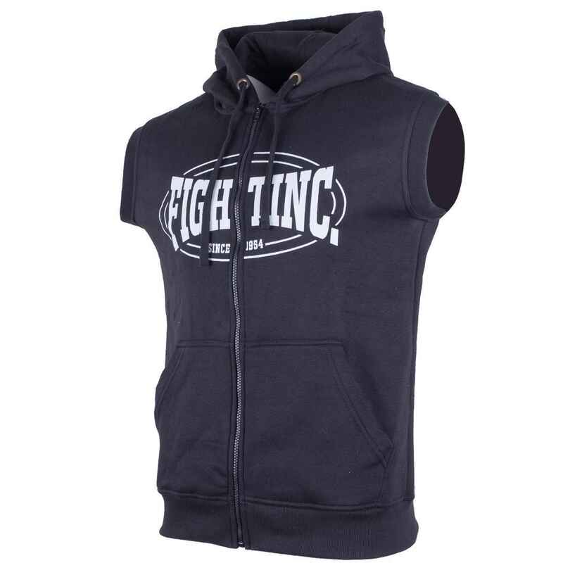Sleeveless Zip-Hoodie Classic Logo