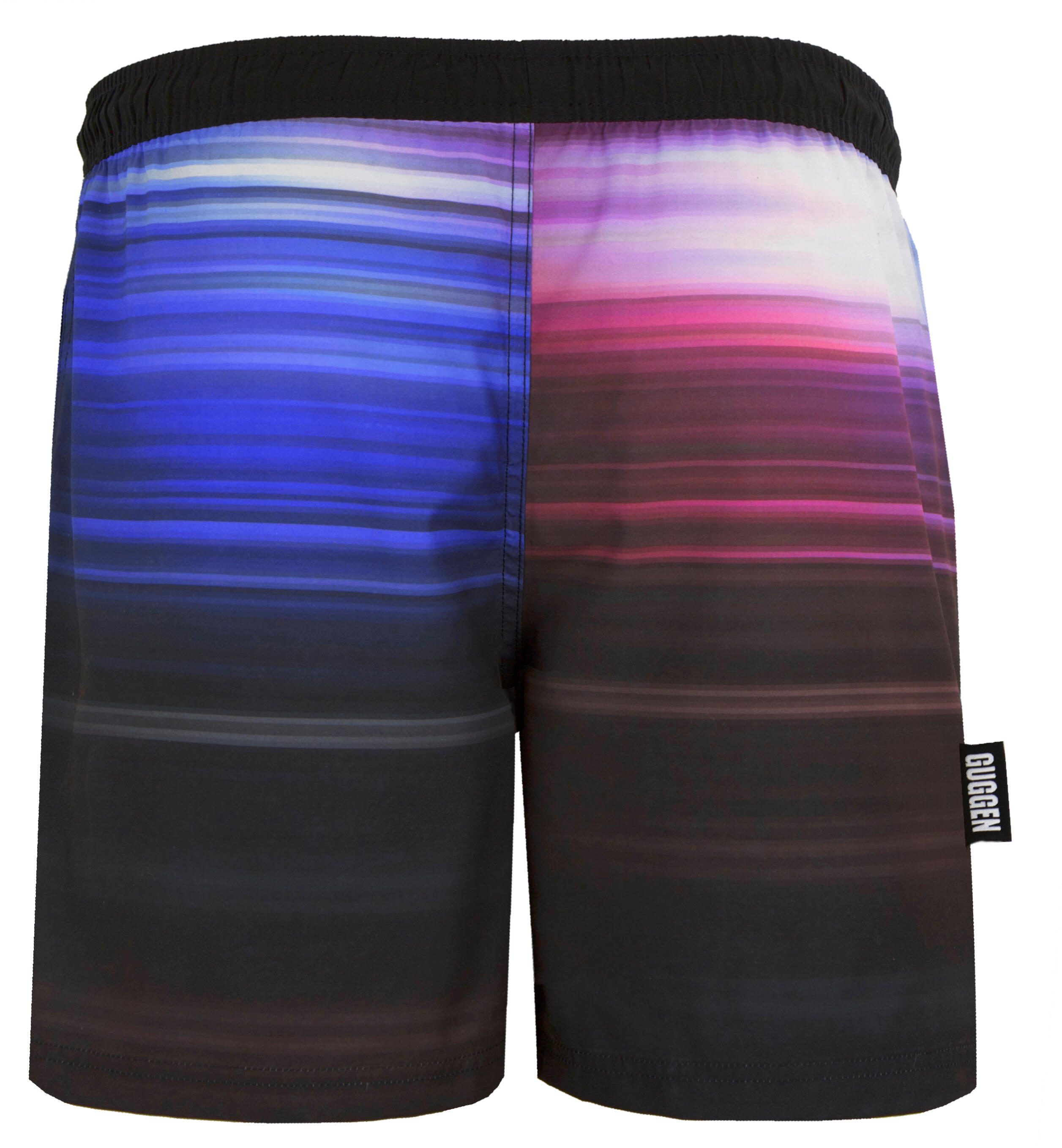 GUGGEN MOUNTAIN 2535 Boardshort Short Maillot de bain homme à rayures 6/6