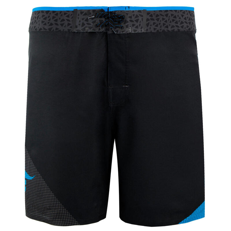 Arcweg Herenzwembroek, 2-in-1, sneldrogende lange zwembroek met compressievoering, elastische strandshorts met ritszakken, L