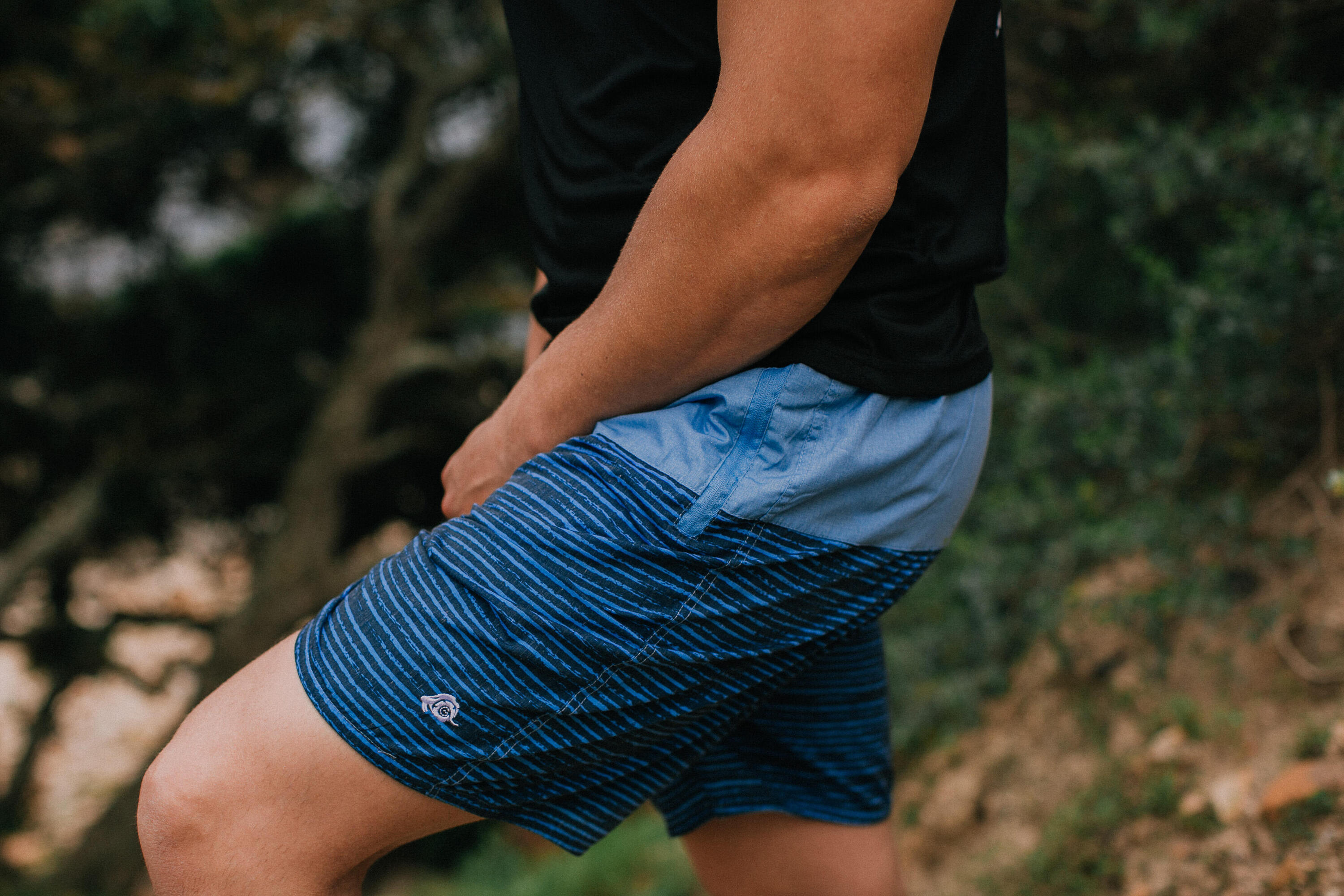 GUGGEN Mountain 1803-1804 Boardshort Short Maillot de bain homme à motifs 2/8