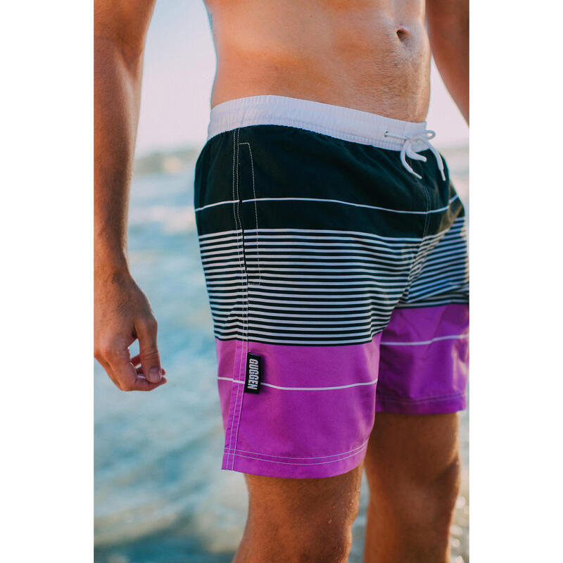 Pantaloni scurți de baie pentru bărbați cu dungi boardshorts stil ZMB 880