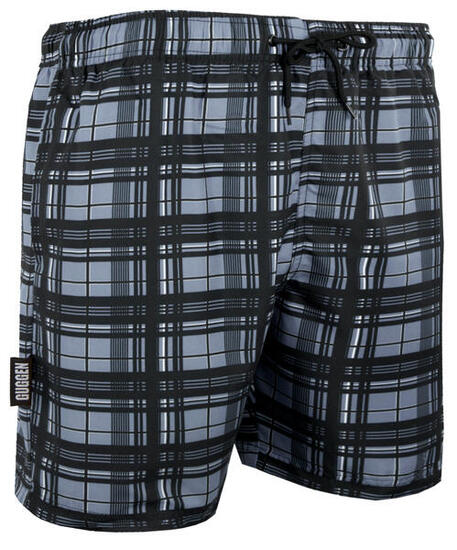 GUGGEN MOUNTAIN 1862 Boardshort Short Maillot de bain homme à carreaux