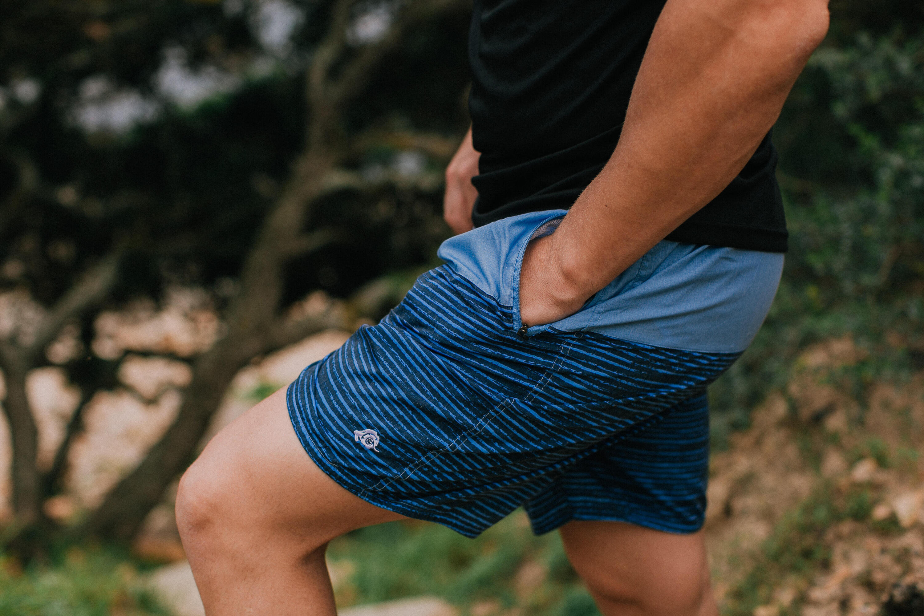 GUGGEN Mountain 1803-1804 Boardshort Short Maillot de bain homme à motifs 4/8