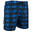 Costum de baie pentru bărbați cu dungi în carouri boardshorts 1862