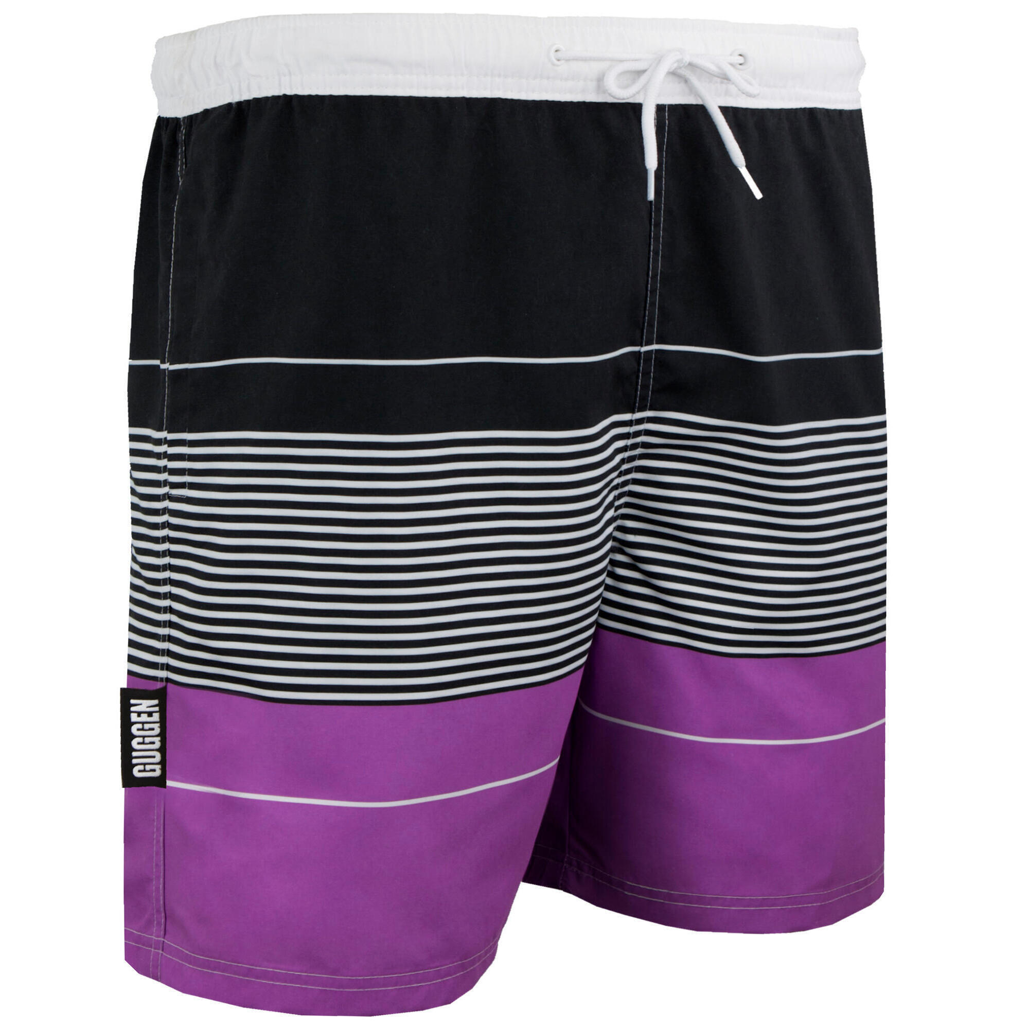 GUGGEN MOUNTAIN GUGGEN MOUNTAIN Style ZMB 880 Herren Badehose gestreift Streifen