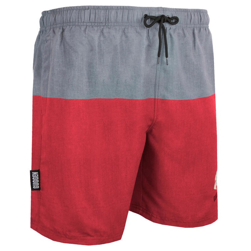 GUGGEN MOUNTAIN 1606 Boardshort Short Maillot de bain homme à rayures