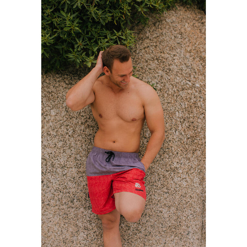 Costum de baie pentru bărbați cu model în dungi boardshorts ZM1606