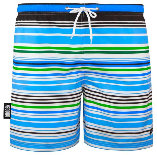 2347 Short Maillot de bain homme à rayures