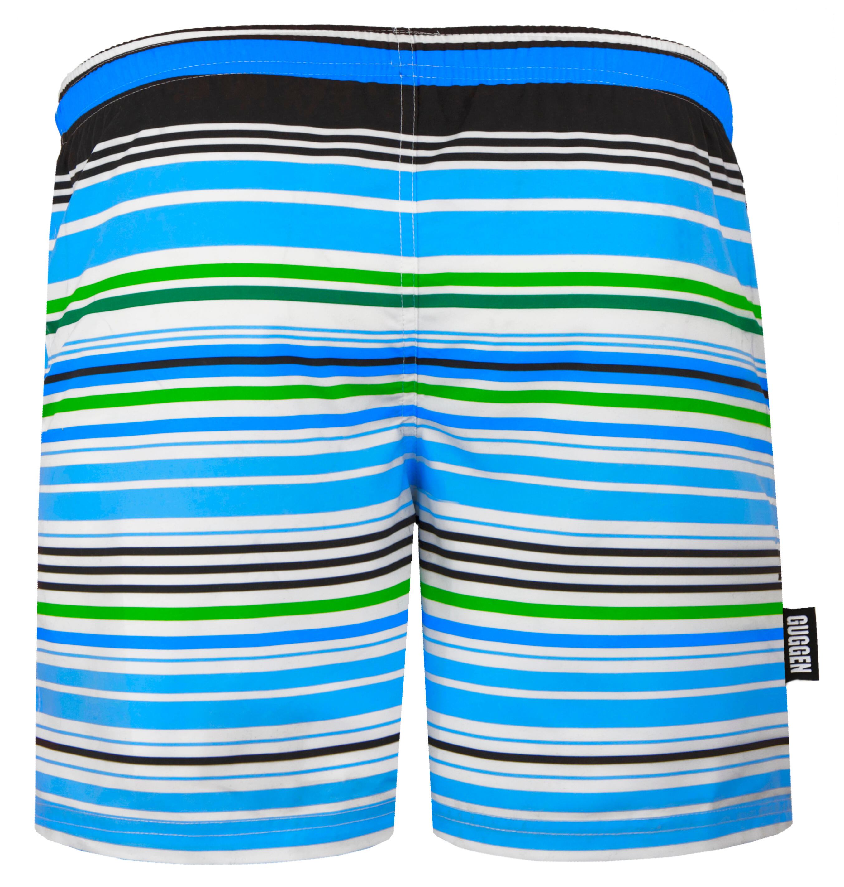 GUGGEN MOUNTAIN 2347 Boardshort Short Maillot de bain homme à rayures 7/7