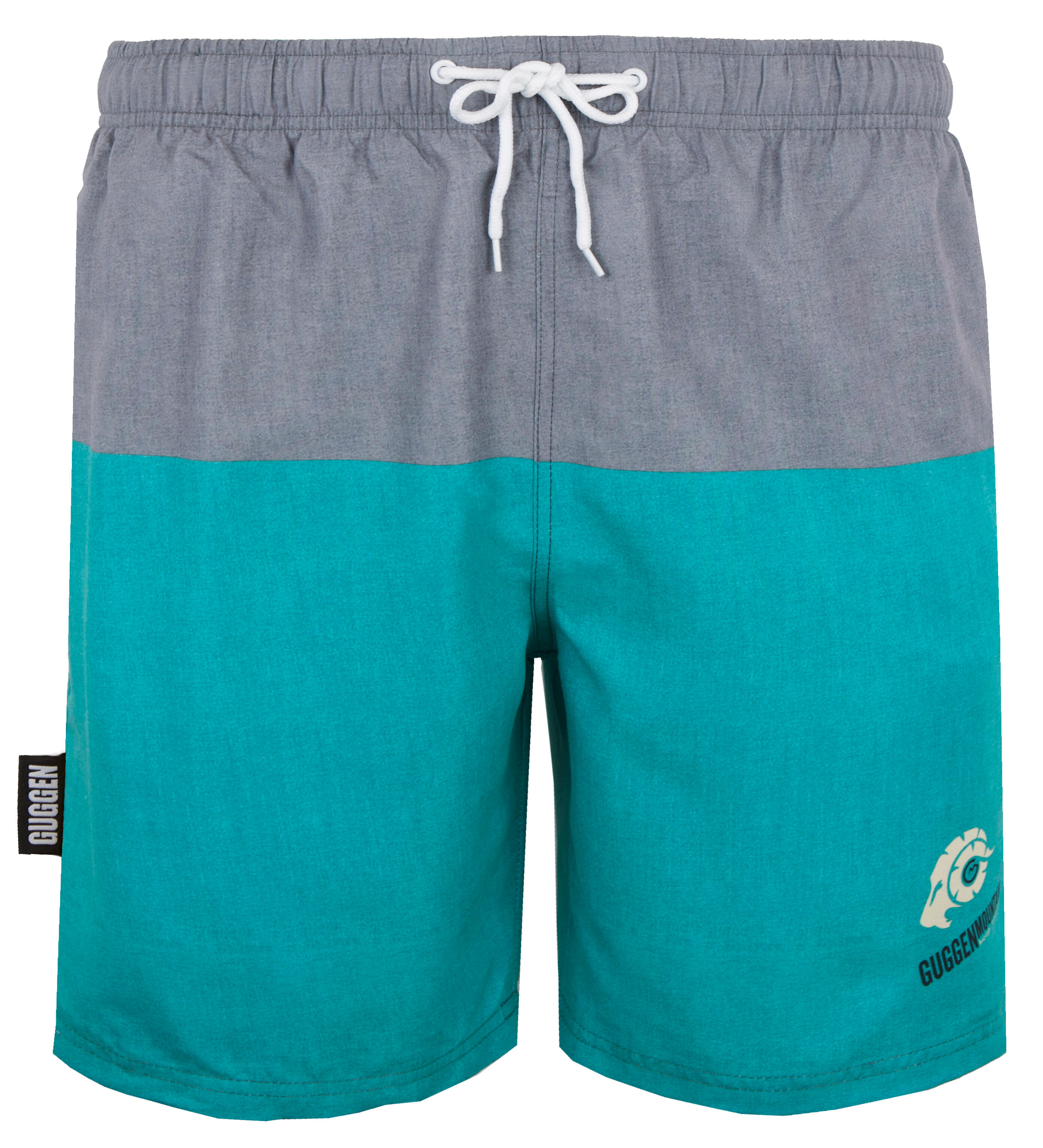GUGGEN MOUNTAIN GUGGEN MOUNTAIN ZM1606 Herenzwembroek met Strepen *Hoge kwaliteit print*