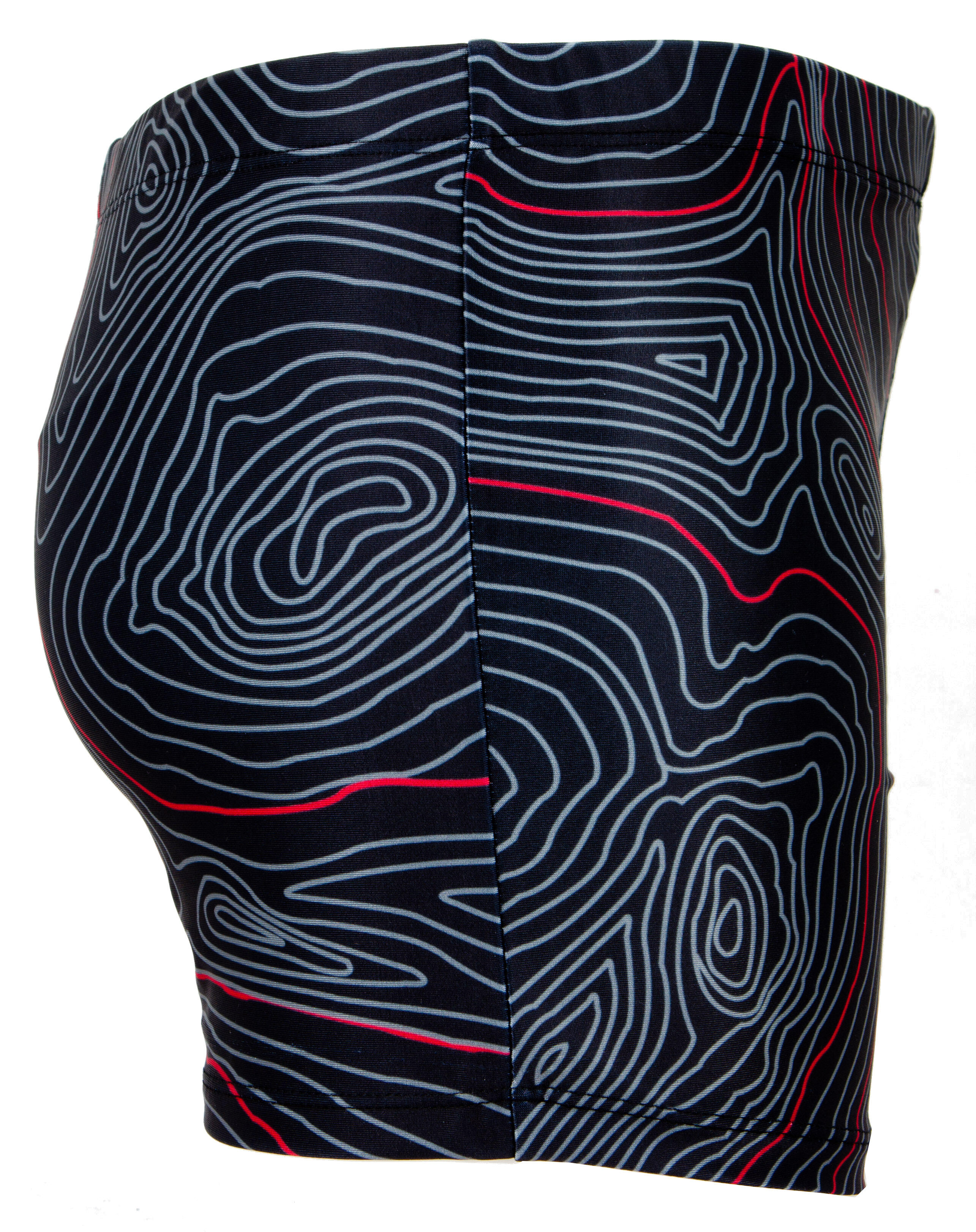 GUGGEN MOUNTAIN Bañador de hombre bóxer de rayas ajustado 5/7