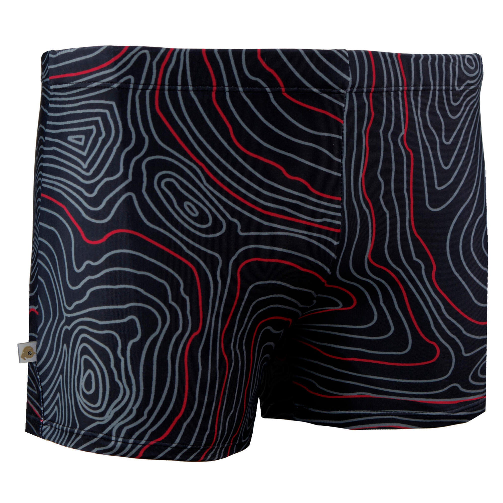 Guggen Mountain - Guggen Mountain Ts02 Short Maillot De Bain Homme Moulant - Boardshort - Noir|rouge -  2xl - Decathlon