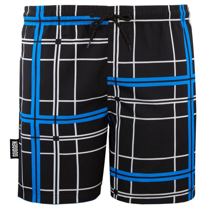 GUGGEN MOUNTAIN 2360 Boardshort Short Maillot de bain homme à carreaux