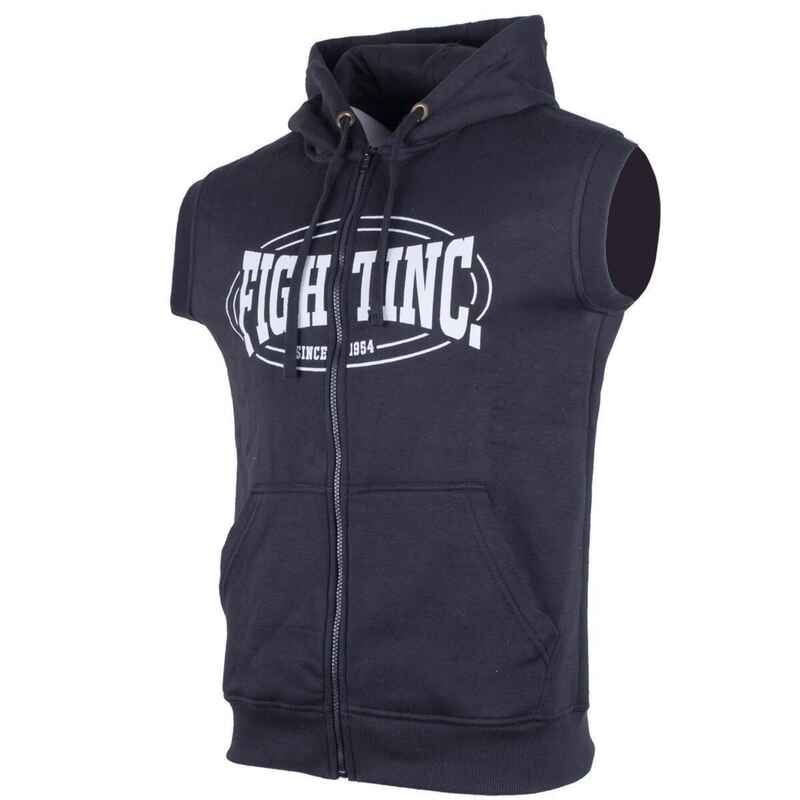 Sleeveless Zip-Hoodie Classic Logo