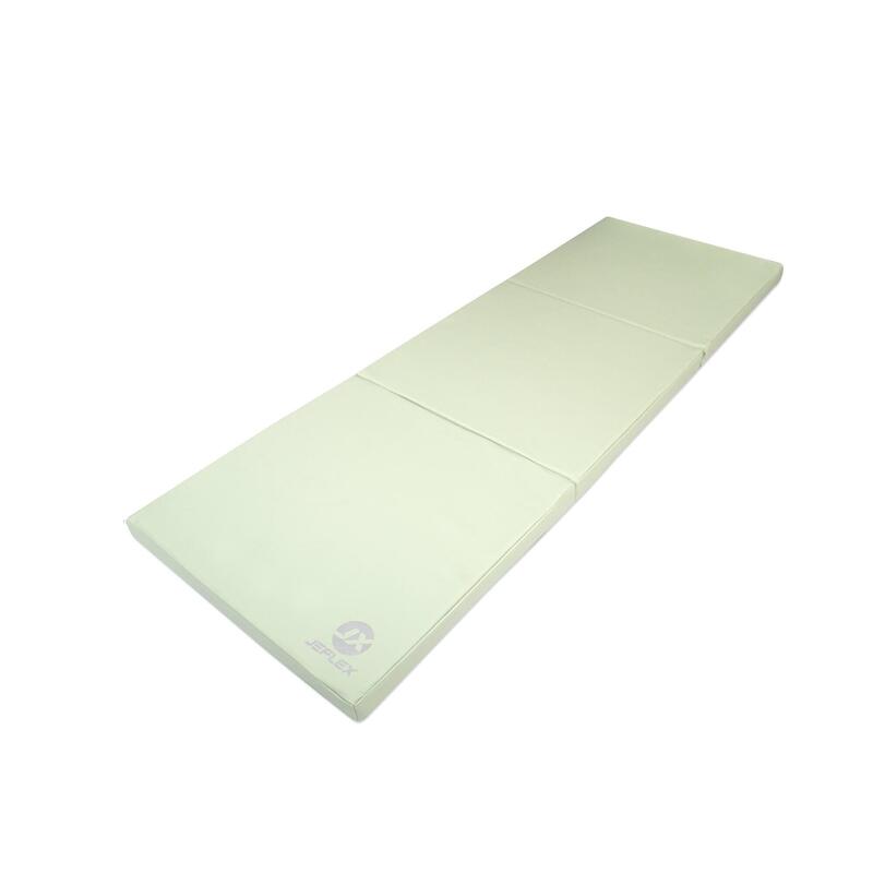 Sportmat 180 x 60 x 6 cm groen/grijze opvouwbare zachte vloermat Jeflex