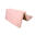 Colchoneta de gimnasia plegable Jeflex de 150 x 100 x 8 cm, color rosa/beige.