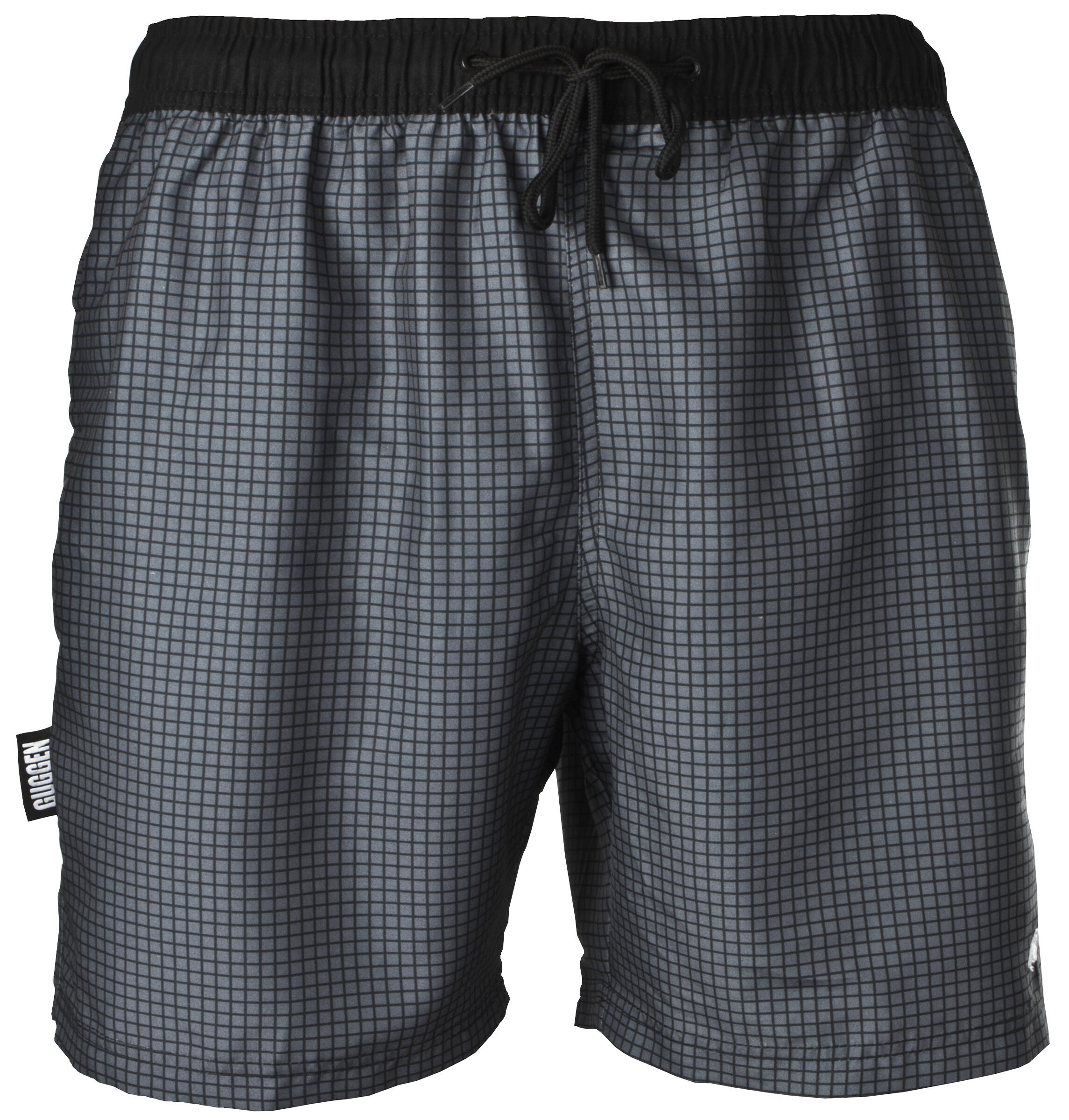 GUGGEN MOUNTAIN Style 6 Boardshort Short Maillot de bain homme à carreaux 5/7