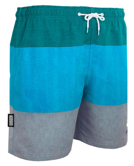 GUGGEN MOUNTAIN 1604 Boardshort Short Maillot de bain homme à rayures