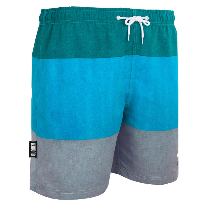 GUGGEN MOUNTAIN 1604 Boardshort Short Maillot de bain homme à rayures