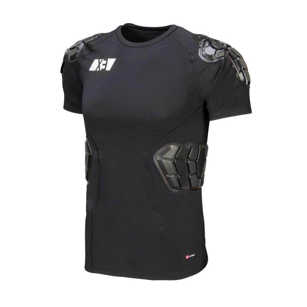 G-form - Tee-shirt De Protection Vtt/bmx Enfant - G-form - Pro-x3 - Maillot Manches Courtes - Noir - 44 L - Decathlon