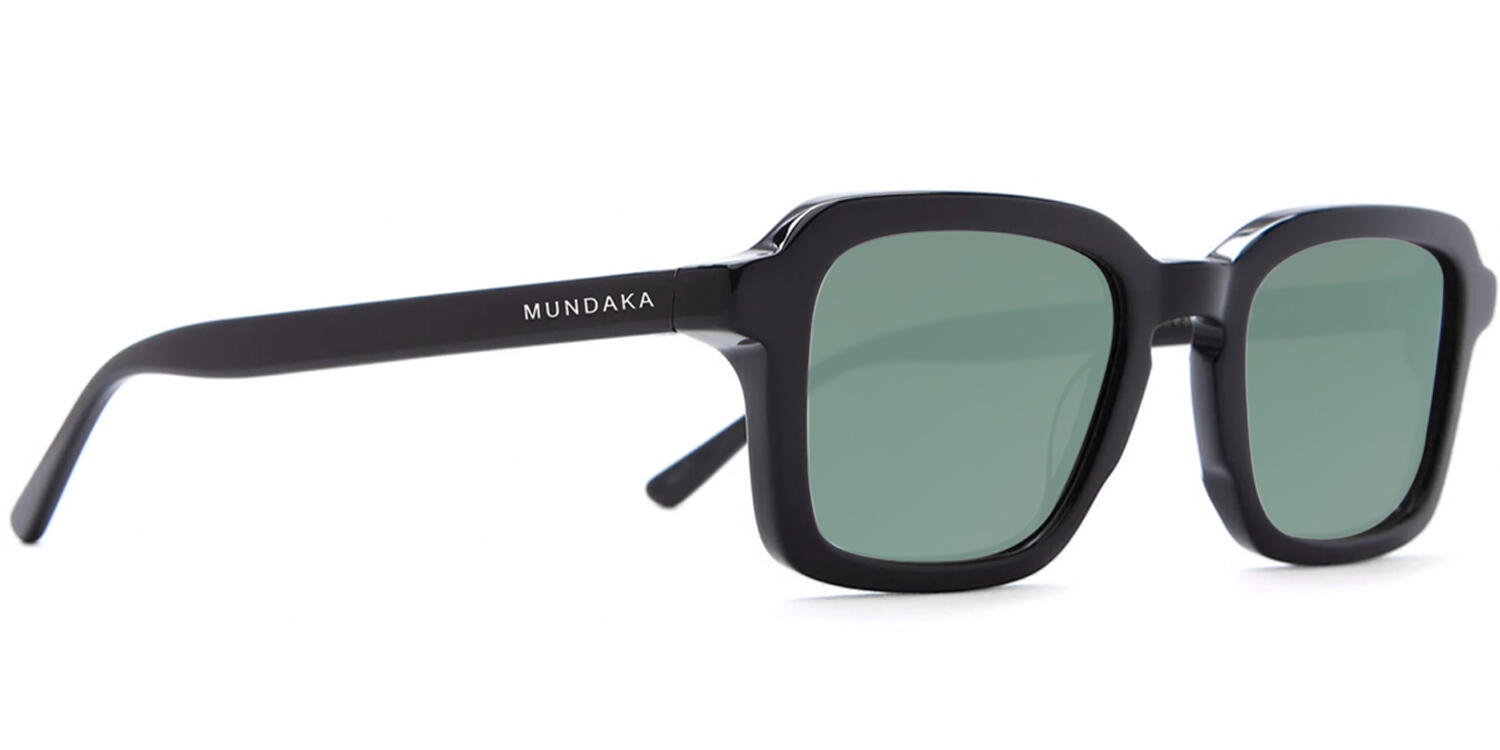 **Lunettes de soleil CANGGU noir, Polarisés VERT - cat.3 - MUNDAKA**