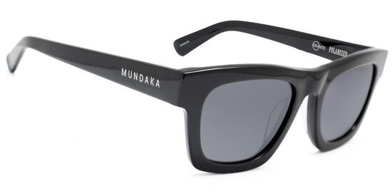 Lunettes de soleil GRANITE noir brillant, Polarisés GRIS - cat.3
