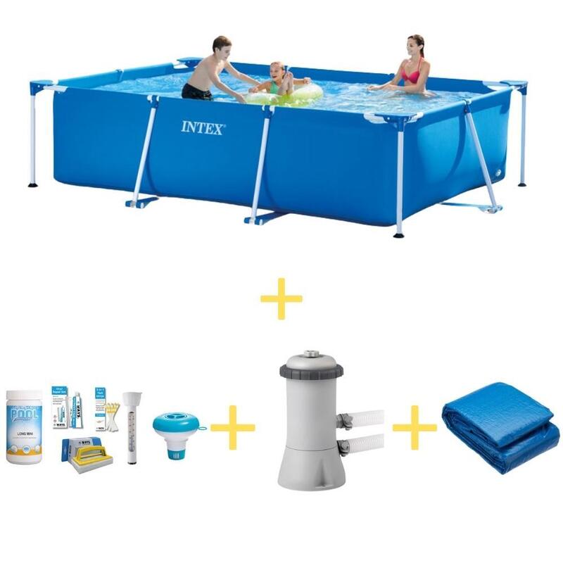 Intex Zwembad - Frame Pool - 300 x 200 x 75 cm - Inclusief WAYS